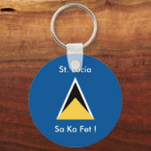 Saint Lucia, Sa Ka Fet Sleutelhanger (Voorkant)
