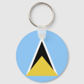 Saint Lucia Sleutelhanger (Voorkant)