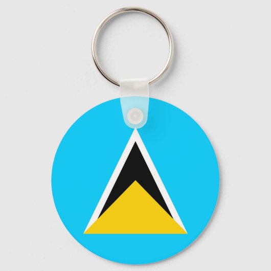 Saint Lucia Sleutelhanger (Voorkant)