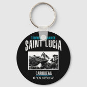 Saint Lucia Sleutelhanger (Voorkant)