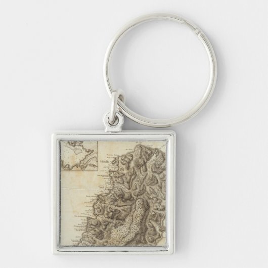 Saint Lucia Sleutelhanger (Voorkant)