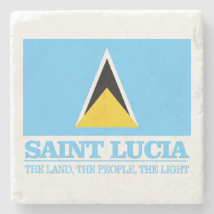 Saint Lucia Stenen Onderzetter