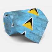 Saint Lucia Stropdas (Opgerold)