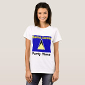 Saint Lucia T-shirt (Voorkant volledig)