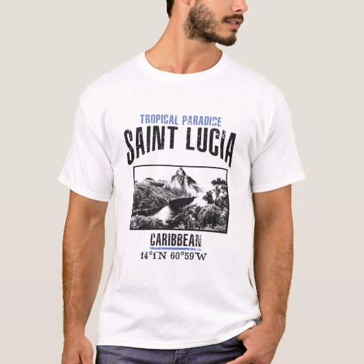 Saint Lucia T-shirt (Voorkant)