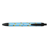 Saint Lucia Vlag Balpen Zwarte Inkt Pen (Achterkant)