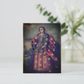 Saint Lucy beroemd gemaakt door Cusco School Briefkaart (Staand voorkant)