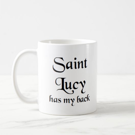 saint lucy koffie mok (Links)