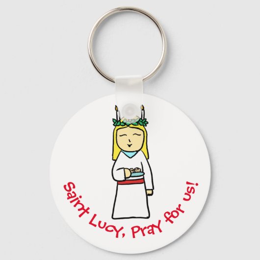 Saint Lucy Sleutelhanger (Voorkant)