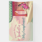 Saint Lucy Yi Zhenmei Banner (Spaans) (Verticaal)