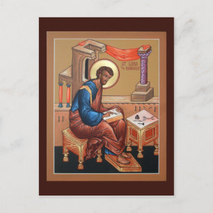 Saint Luke, Evangelist Prayer Card Briefkaart