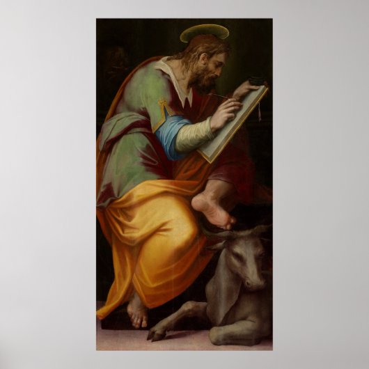 Saint Luke - Giorgio Vasari Fine Art Poster (Voorkant)
