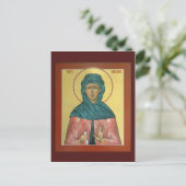 Saint Macrina Prayer-kaart Briefkaart (Staand voorkant)