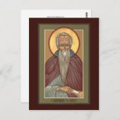 Saint Makarios Prayer Card Briefkaart (Voorkant / Achterkant)