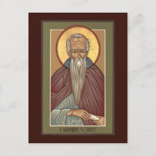 Saint Makarios Prayer Card Briefkaart