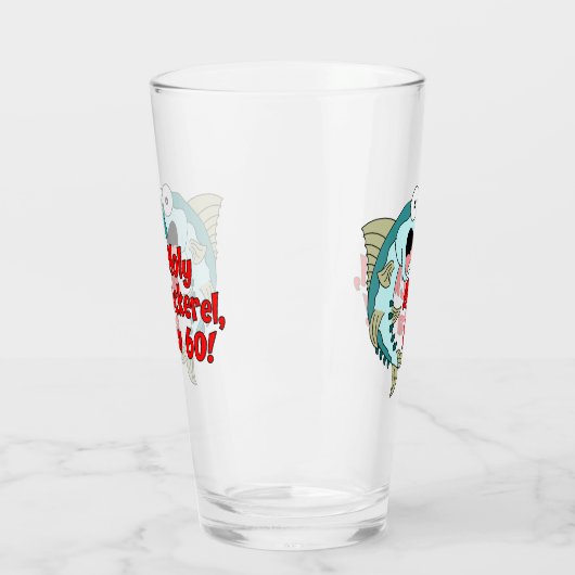 Saint-Maquereau J'ai 60 ans de verre de pêche amus (Gauche)