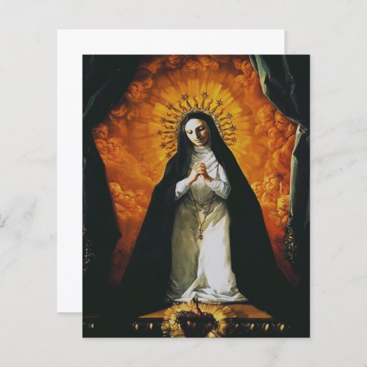 Saint Margaret Mary Alacoque (Voorkant / Achterkant)