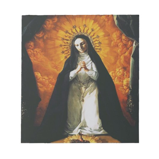 Saint Margaret Mary Alacoque Notitieblok (Voorkant)