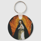 Saint Margaret Mary Alacoque Sleutelhanger (Achterkant)