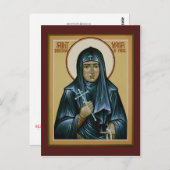 Saint Maria of Paris Prayer Card Briefkaart (Voorkant / Achterkant)