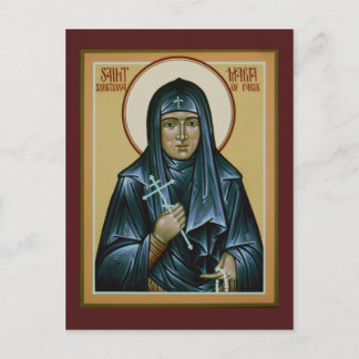 Saint Maria of Paris Prayer Card Briefkaart