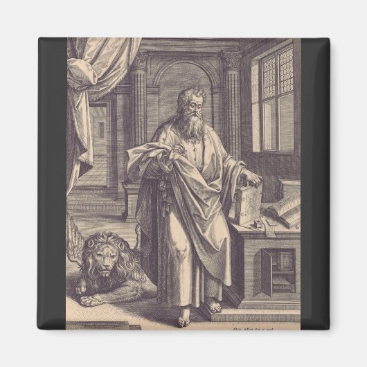 Saint Mark de Evangelist Magneet (Voorkant)