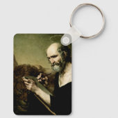 Saint Mark de Evangelist Sleutelhanger (Achterkant)