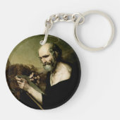 Saint Mark de Evangelist Sleutelhanger (Achterkant)