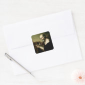 Saint Mark de Evangelist Vierkante Sticker (Envelop)