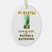 SAINT MARTHA KERAMISCH ORNAMENT (Rechts)