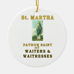 SAINT MARTHA KERAMISCH ORNAMENT