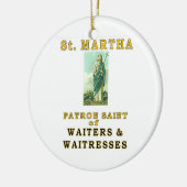 SAINT MARTHA KERAMISCH ORNAMENT (Links)