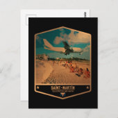 Saint Martin Briefkaart (Voorkant / Achterkant)
