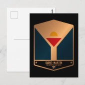 Saint Martin Briefkaart (Voorkant / Achterkant)