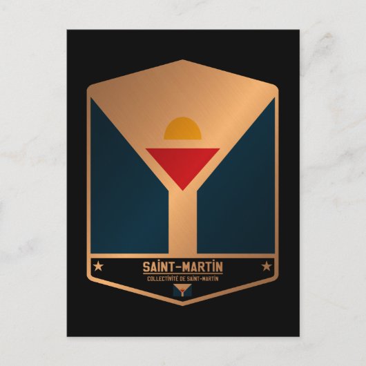 Saint Martin Briefkaart (Voorkant)