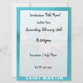 Saint Martin Carte illustrée. (Dos)