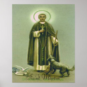 Saint-Martin-druk Poster