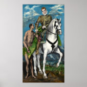 Saint Martin - El Greco, Poster d'Art Grec (Devant)