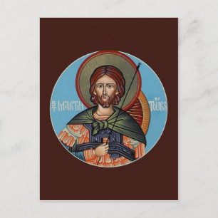 Saint Martin of Tours Prayer Card Briefkaart