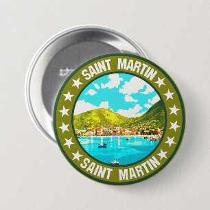 Saint Martin Ronde Button 7,6 Cm