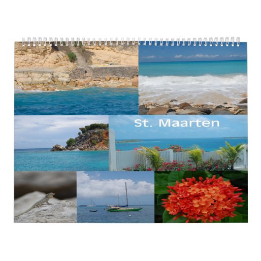 Saint Martin - St Martin Calendrier 12 mois (Protection)