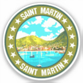 Saint Martin Sticker (Voorkant)