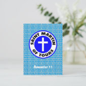Saint Martin van Tours Briefkaart (Staand voorkant)