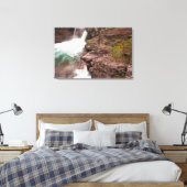 Saint Mary-Herfsten in het Glacier National Park i Canvas Afdruk (Insitu (Slaapkamer))
