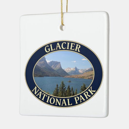 Saint Mary Lake at Glacier National Park Keramisch Ornament (Links)