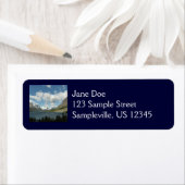 Saint Mary Lake II in het Nationaal Park Glacier Etiket (Insitu)