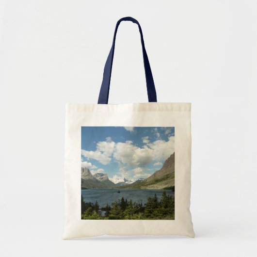 Saint Mary Lake II in het Nationaal Park Glacier Tote Bag (Voorkant)