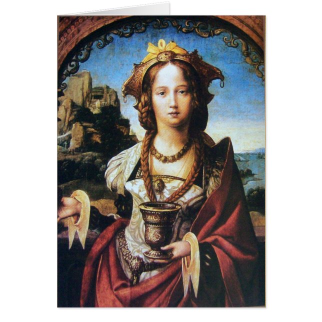 SAINT MARY MAGDALENE, bruin perkament (Voorkant)