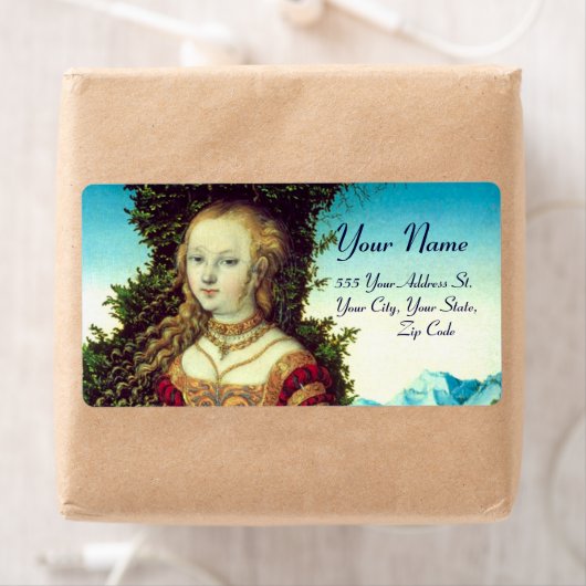 SAINT MARY MAGDALENE, bruin perkament Etiket (Insitu)