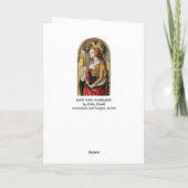 SAINT MARY MAGDALENE FEESTDAGEN KAART (Achterkant)